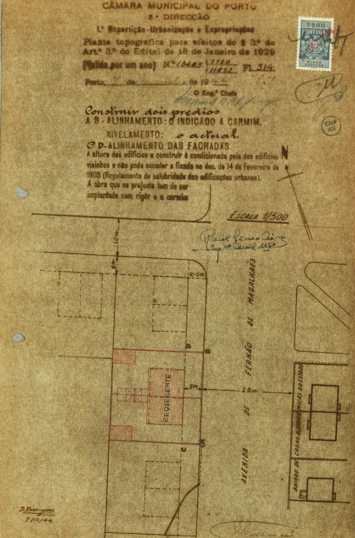 Planta topográfica