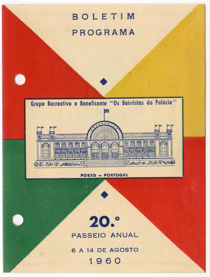 Grupo Recreativo e Beneficente Os Bairristas do Palácio : 20.º passeio anual