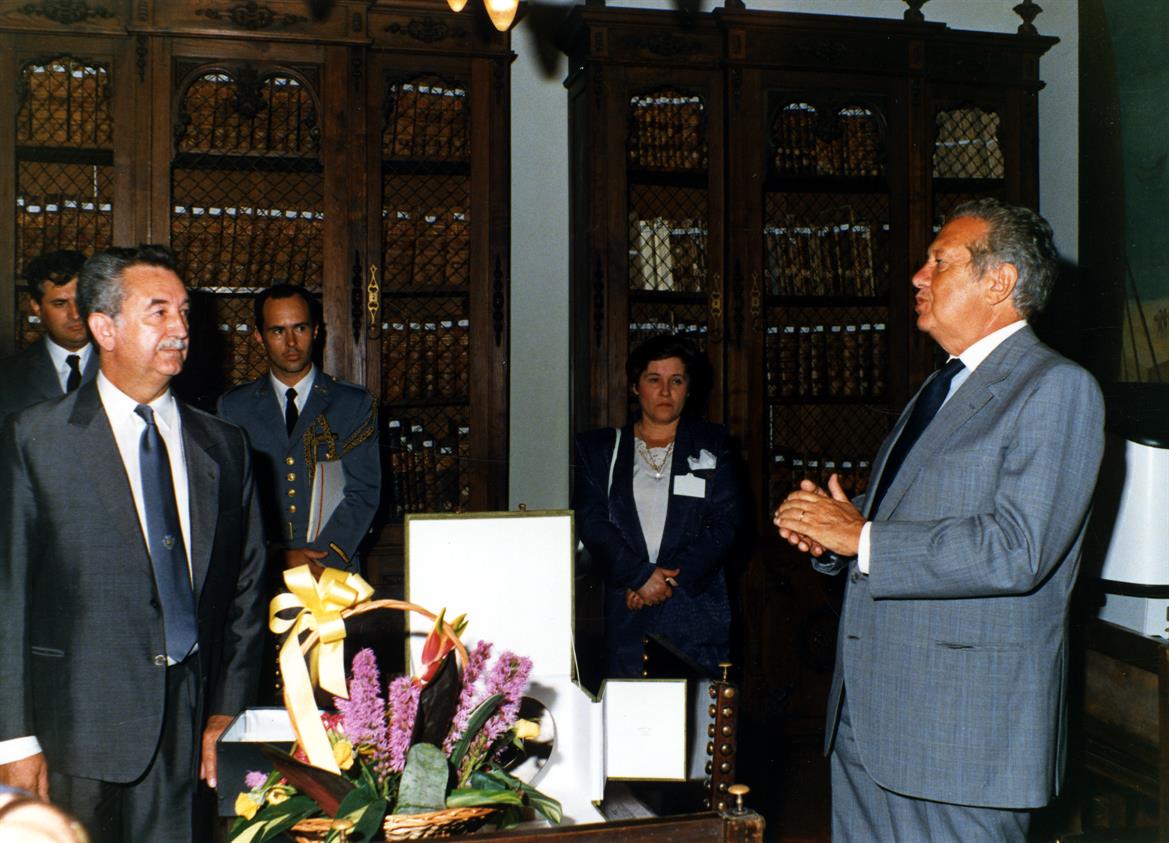 Visita do Primeiro Ministro Dr. Mário Soares à Casa do Infante