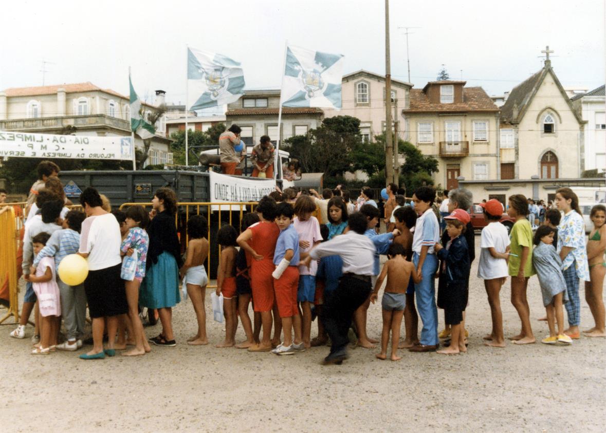 Dia da Limpeza' 86 : atividades na Praia do Molhe