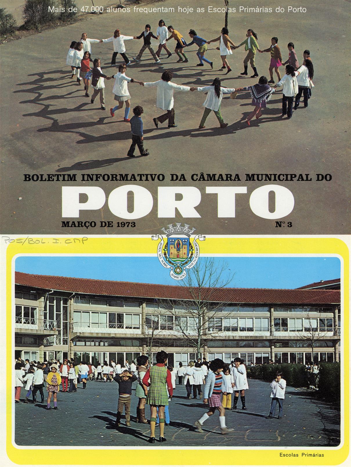 Boletim Informativo da Câmara Municipal do Porto : Escolas Primárias