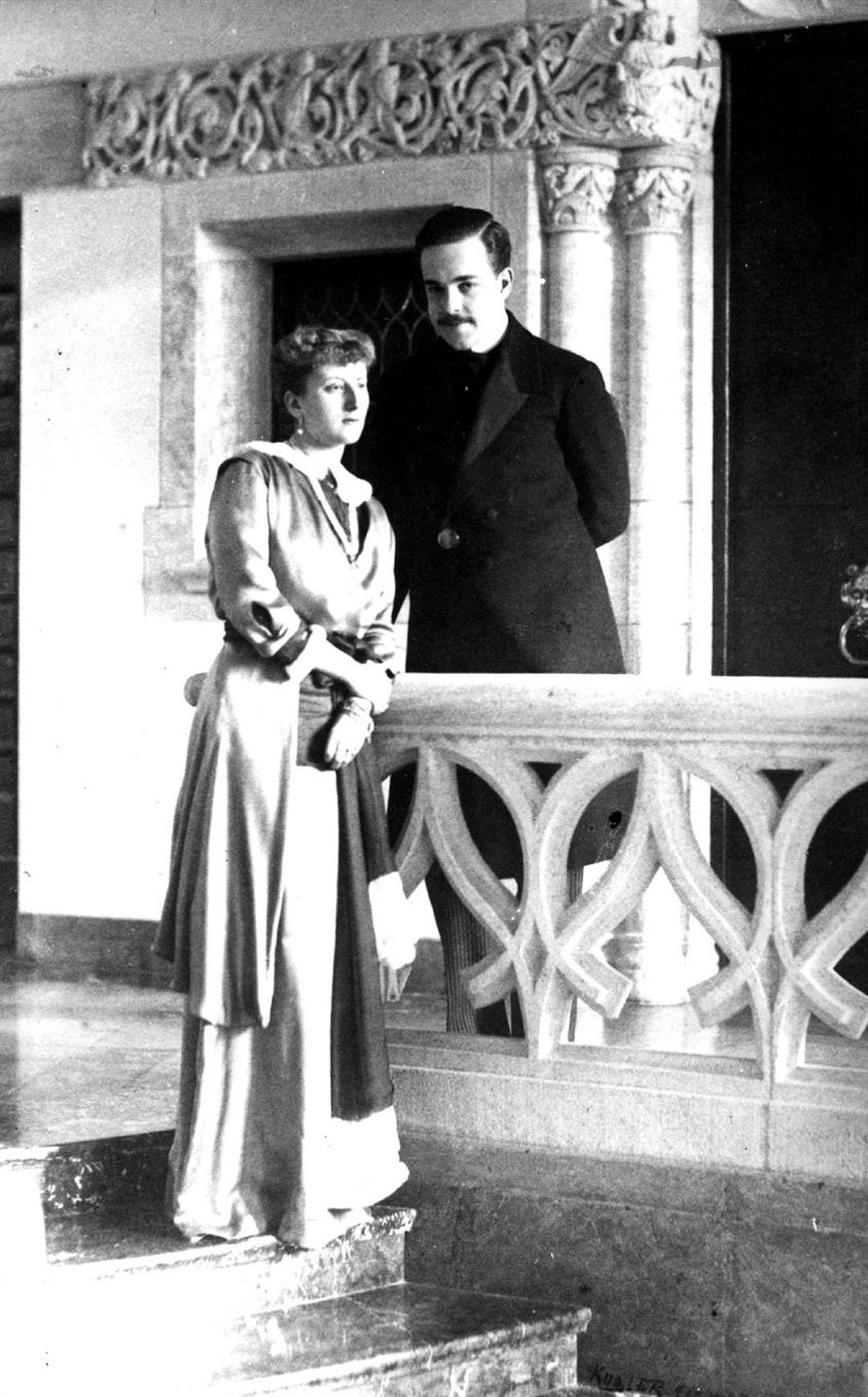 D. Manuel II e sua mulher