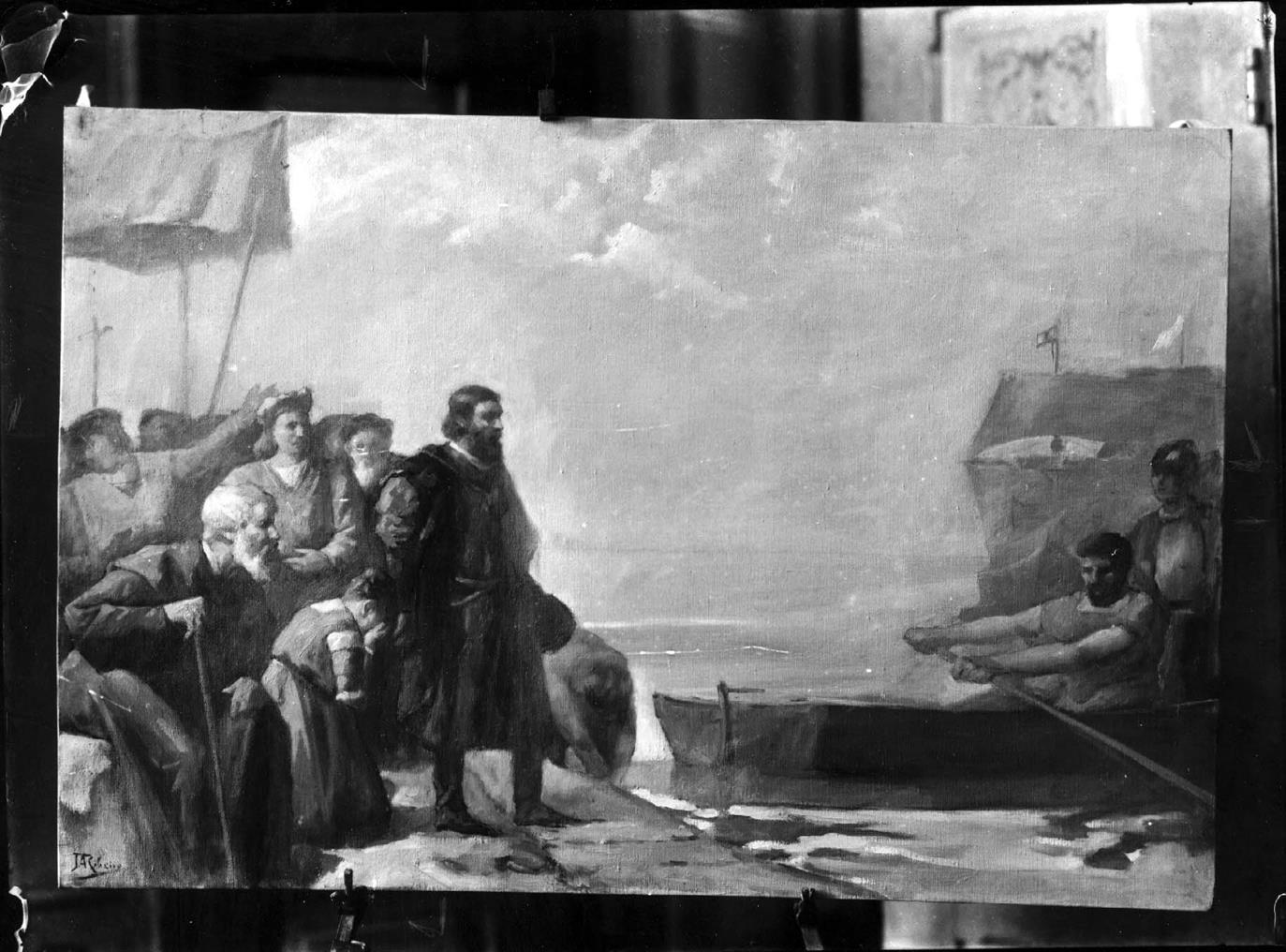 Desembarque referente aos Lusíadas : obra de J. A. Ribeiro