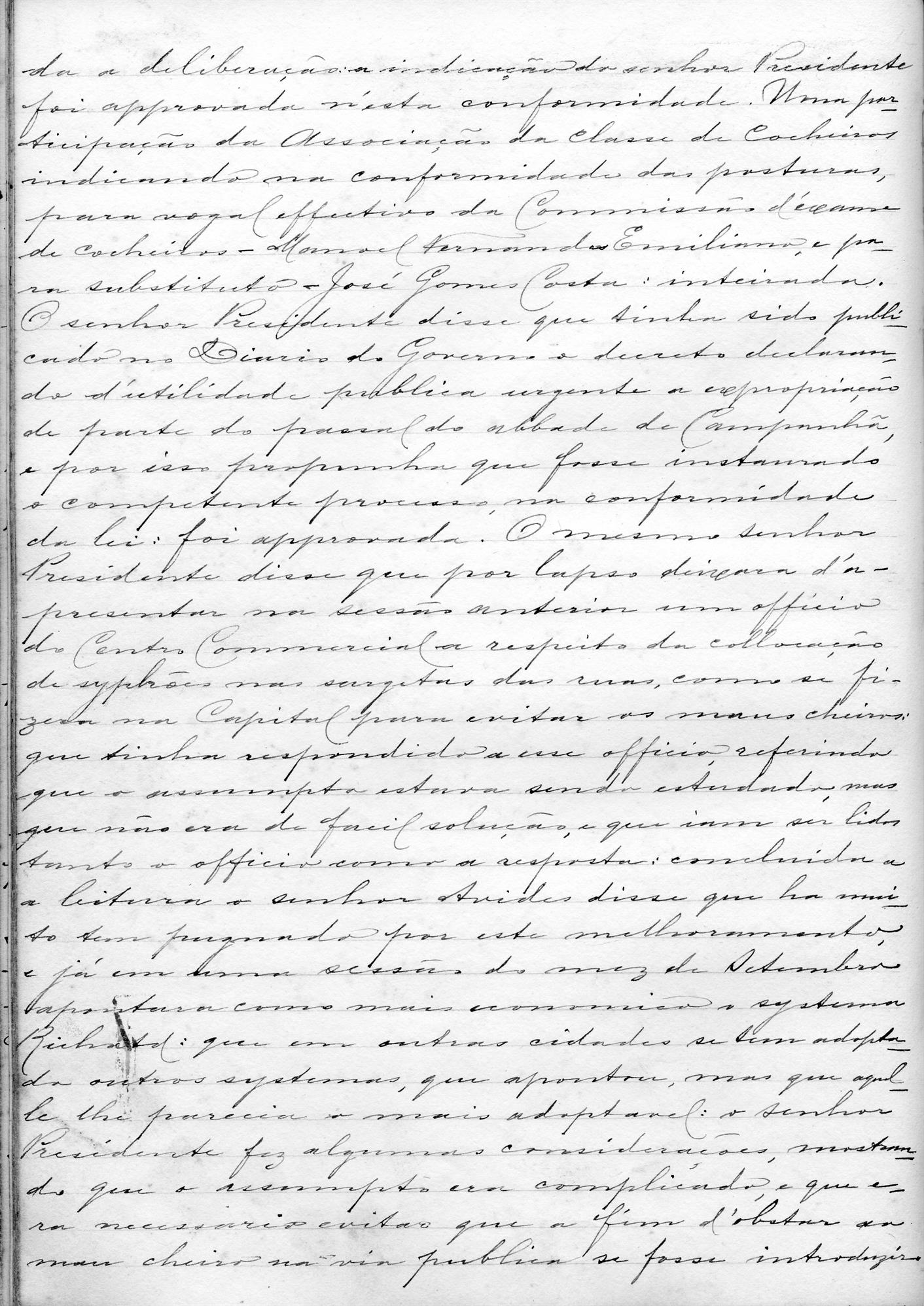 Acta de Vereação: 1899-12-28