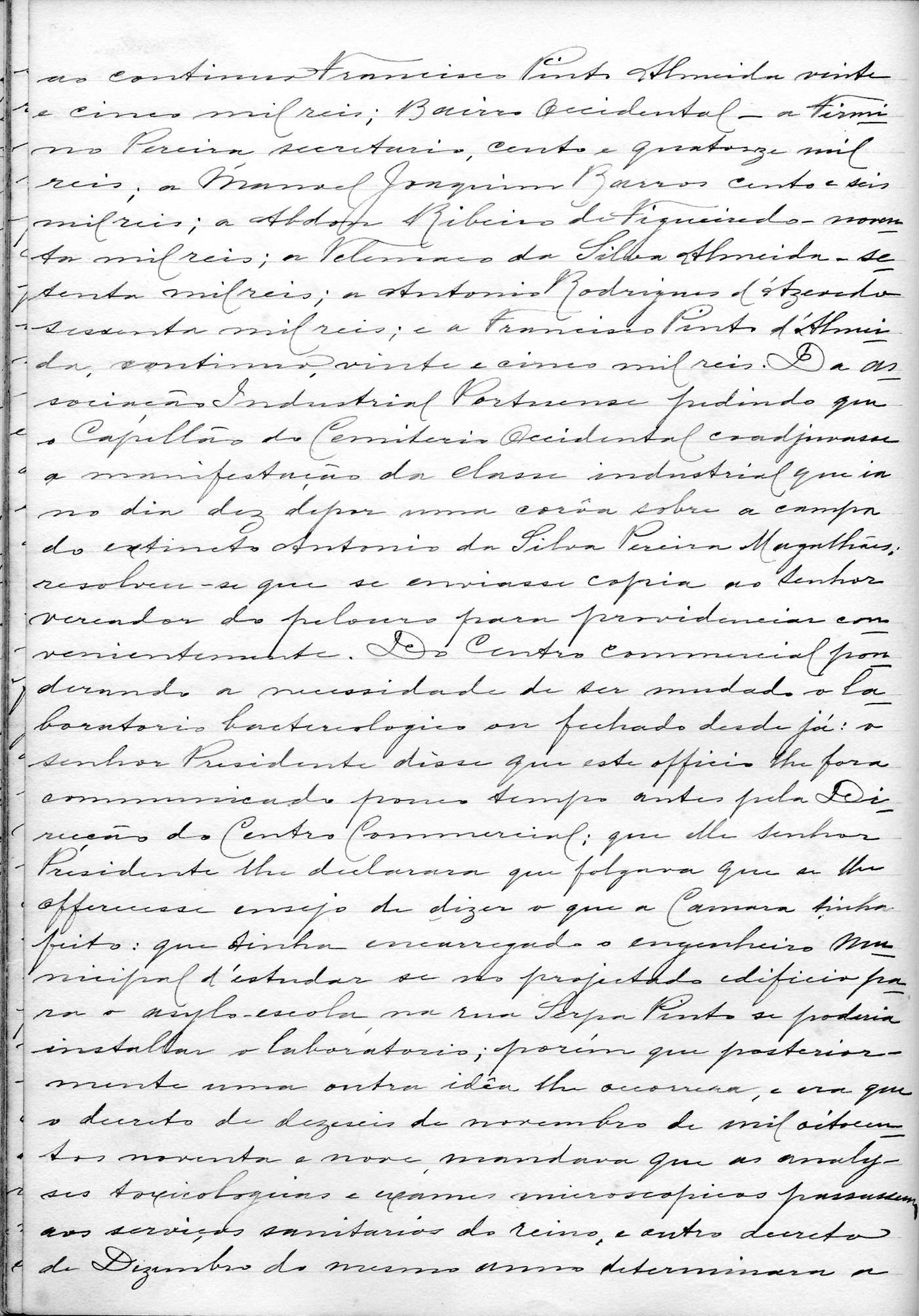 Acta de Vereação: 1900-03-08