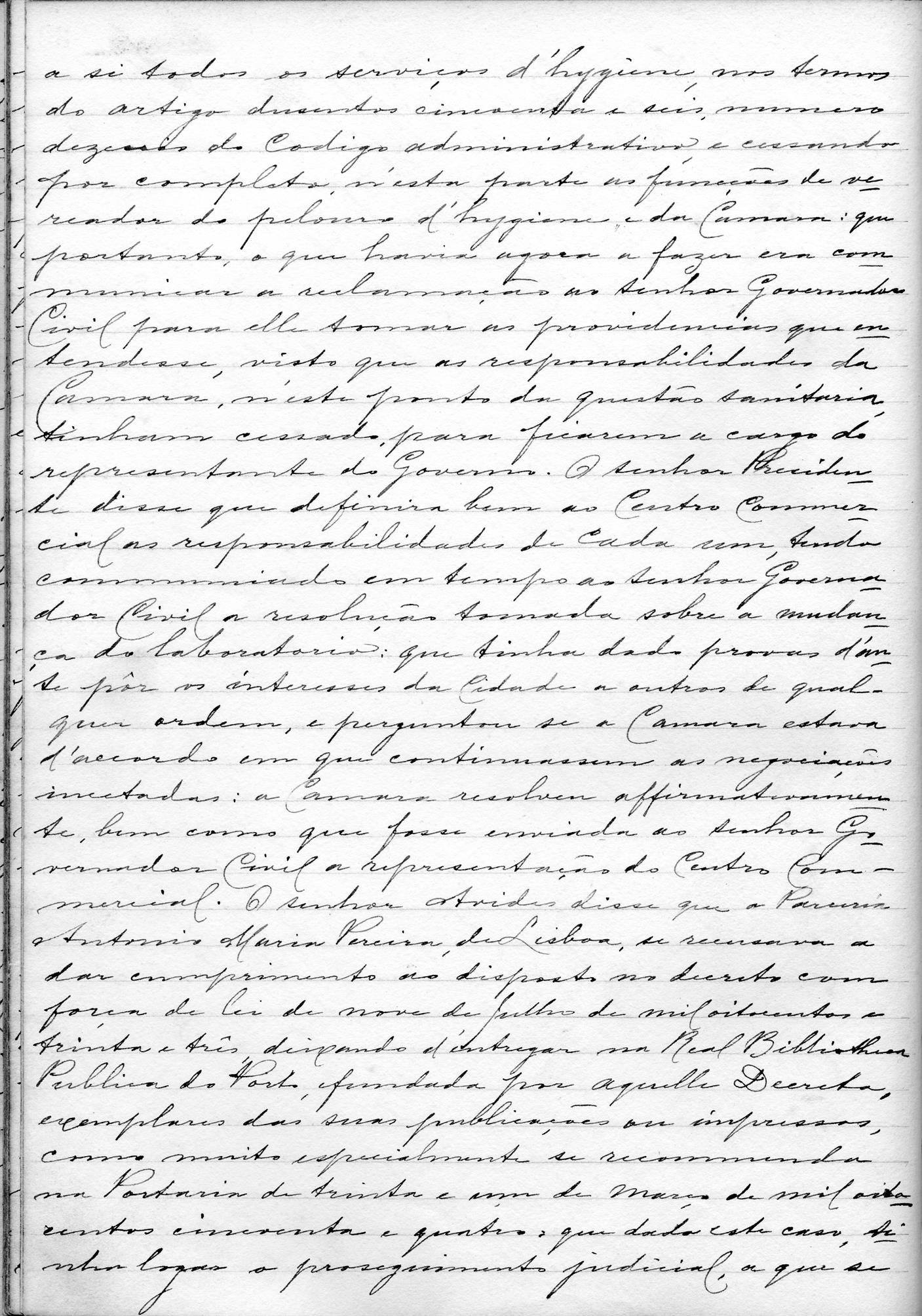 Acta de Vereação: 1900-03-08