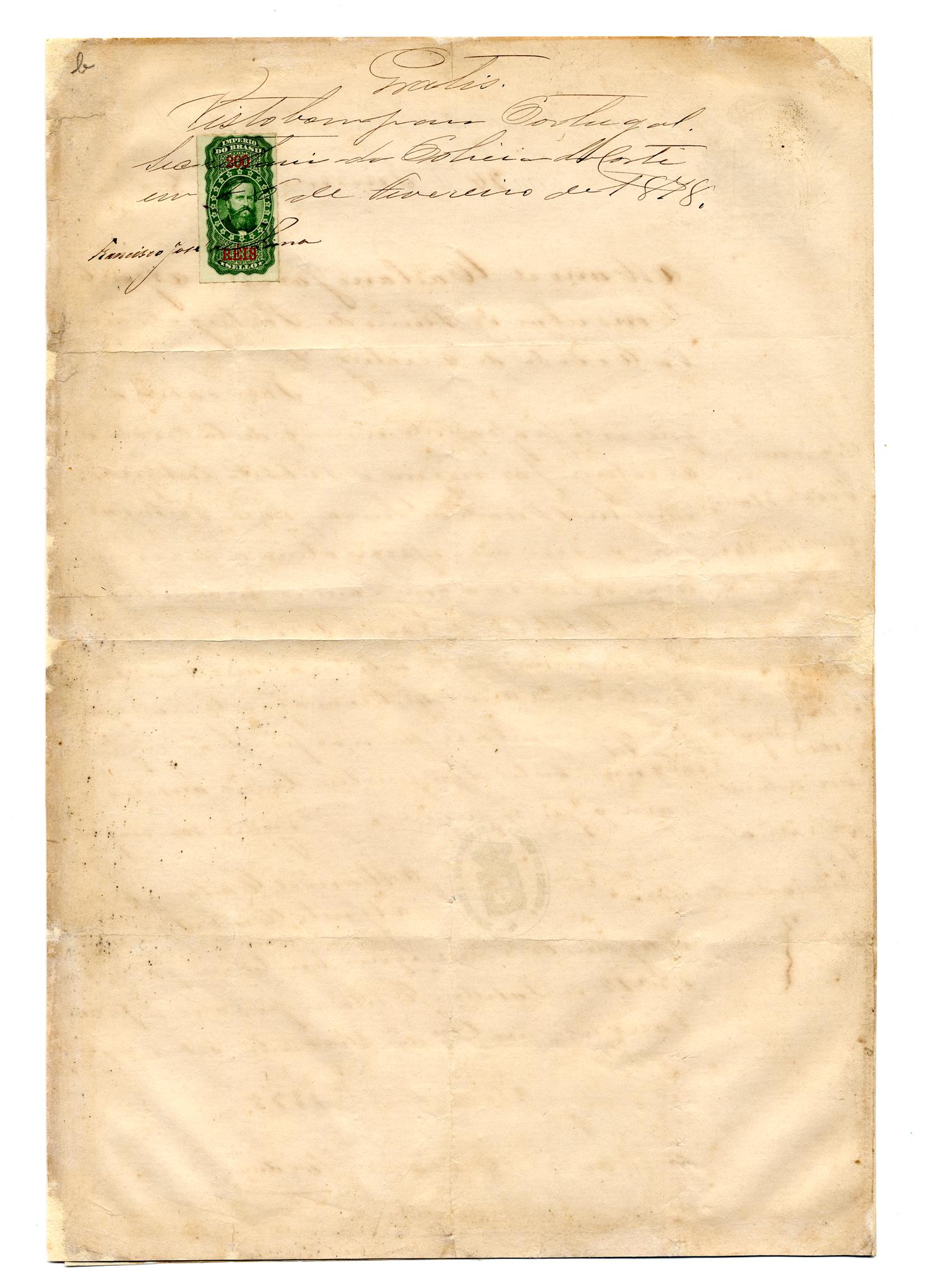 Passaporte de António Duarte de Sousa
