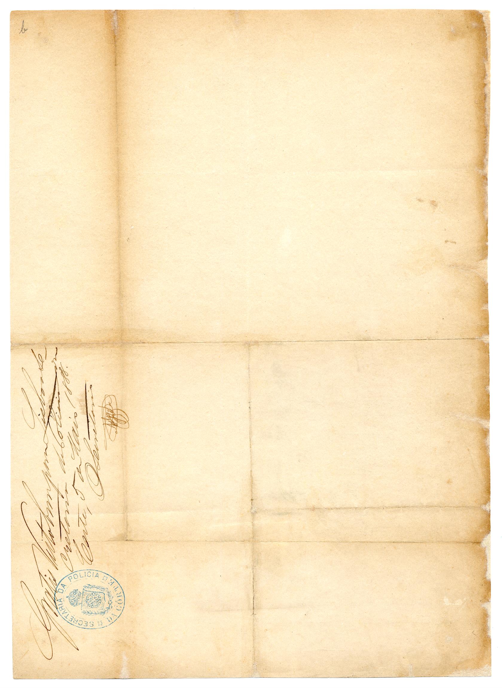 Passaporte de António Dias de Sousa França