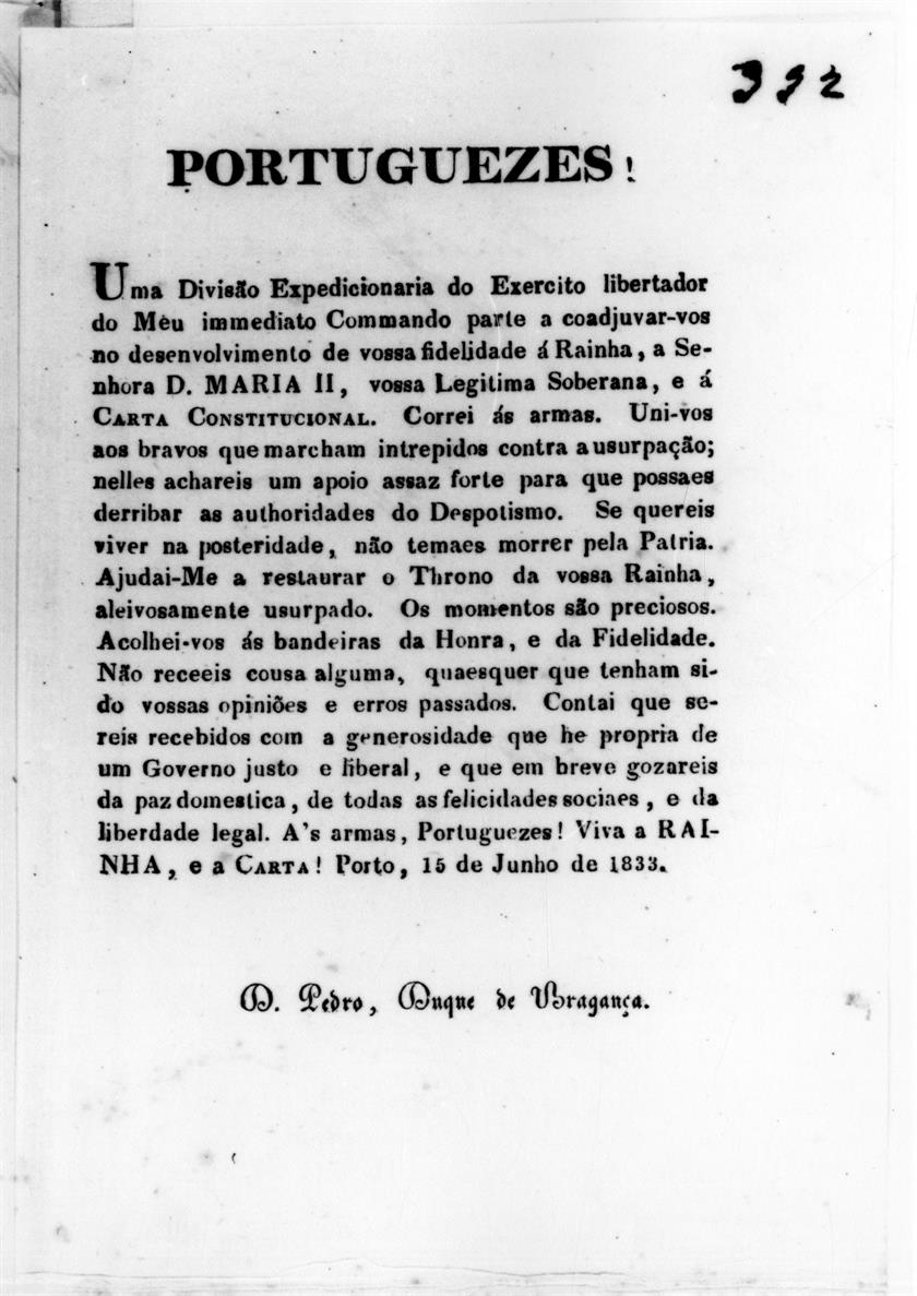 O cerco do Porto : exposição comemorativa do 150º aniversário : decretos