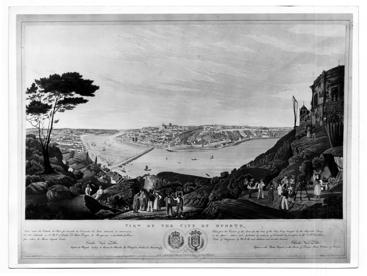 O cerco do Porto : exposição comemorativa do 150º aniversário : view of the City of Oporto