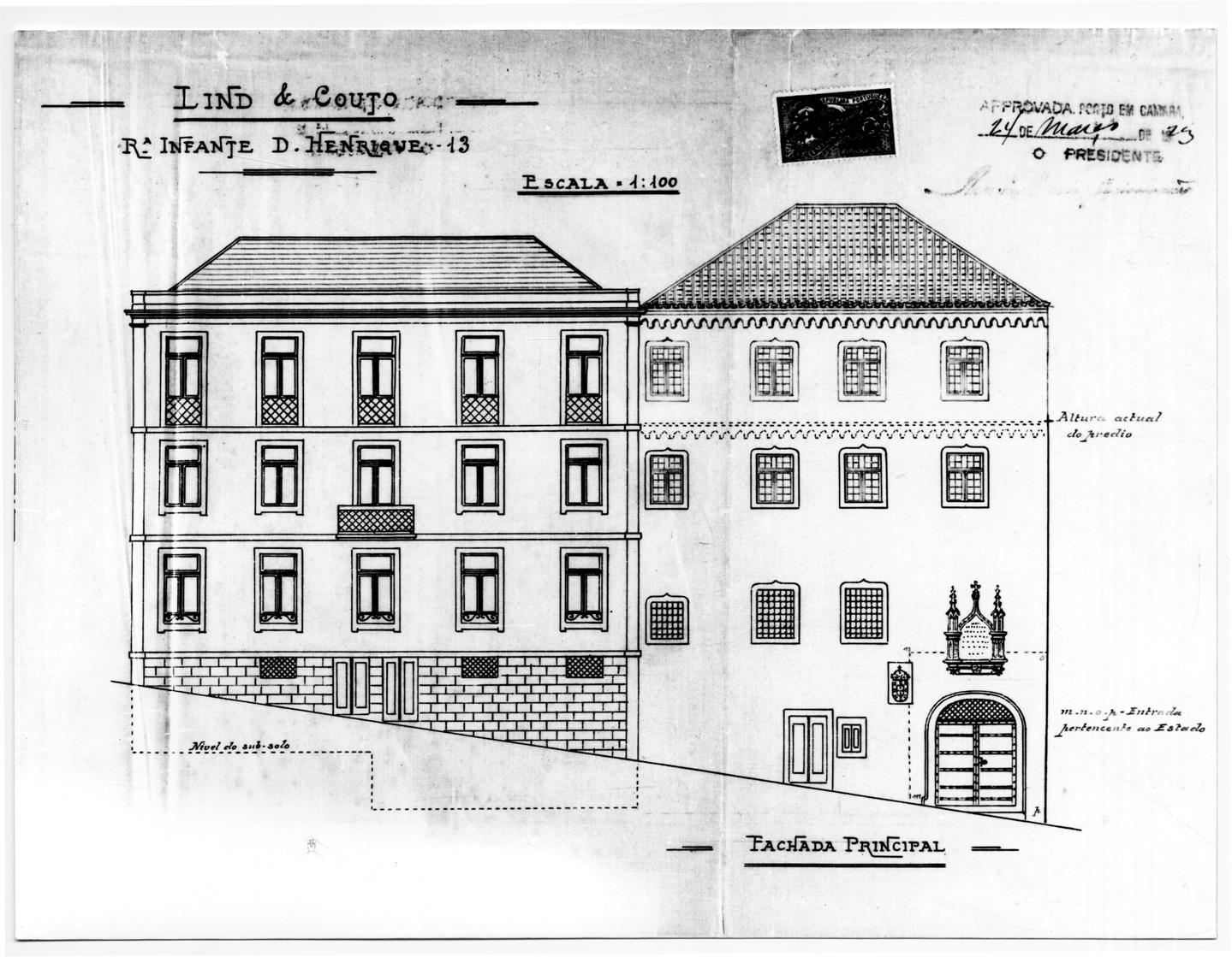 A Alfândega do Porto e o despacho aduaneiro : projecto para reedificação do «prédio denominado Infante D. Henrique»