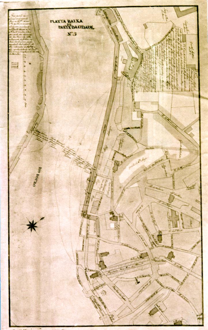 A Alfândega do Porto e o despacho aduaneiro : projecto de reordenamento urbanístico da zona ribeirinha, de 1822