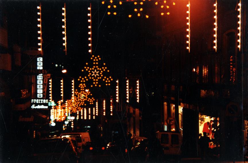 IIIluminações de Natal em várias ruas da cidade : rua 31 de Janeiro
