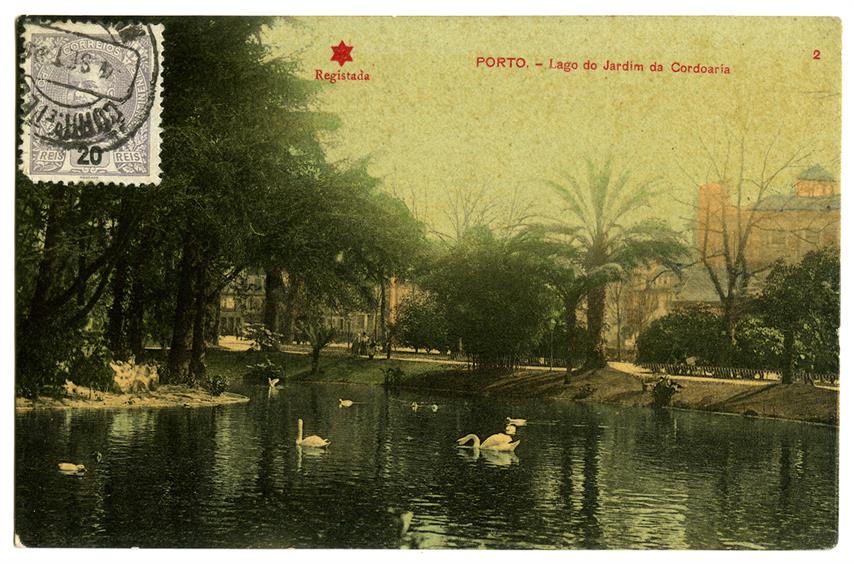 Porto: lago do Jardim da Cordoaria