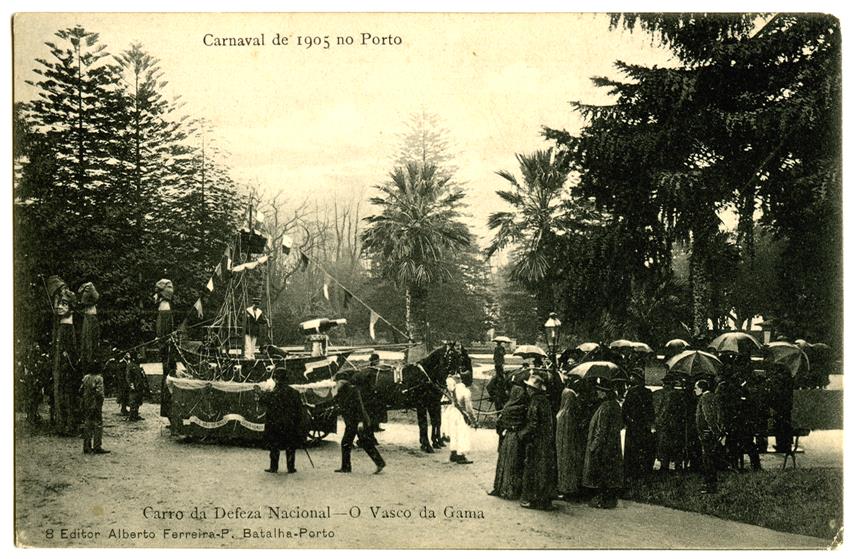 Carnaval de 1905 no Porto: carro da Defesa