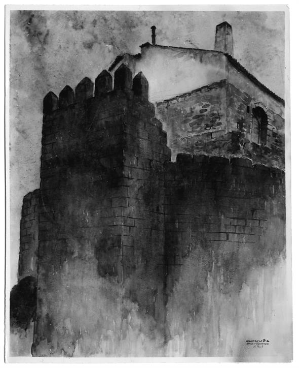 Imagens e costumes do Porto de outras eras : perímetro das muralhas suevas : fragmento dito Suevo