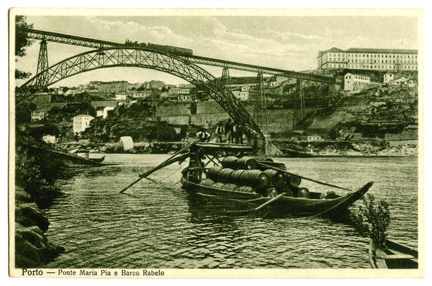 Porto : Ponte Maria Pia e Barco Rabelo