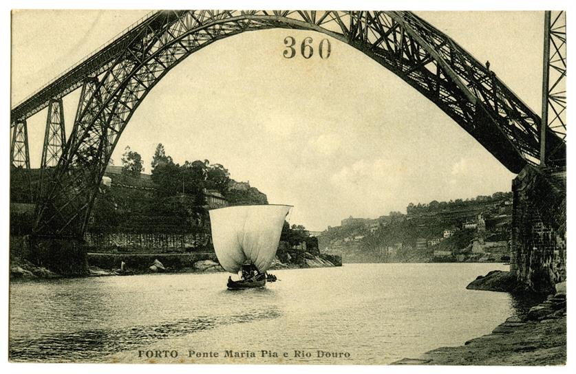 Porto : Ponte Maria pia e Rio Douro