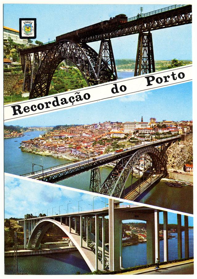 Recordação do Porto : Pontes sobre o Rio Douro