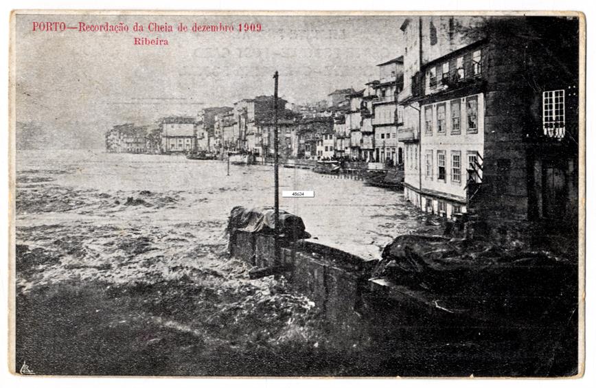 Porto : Recordação da Cheia de dezembro 1909 Ribeira