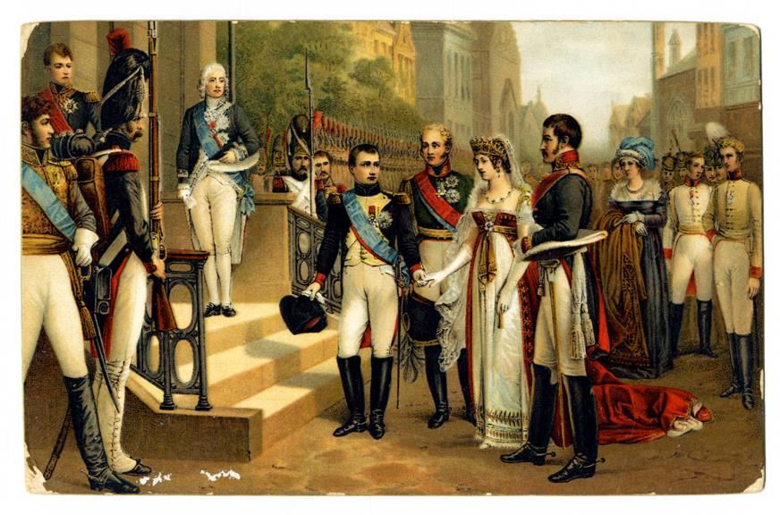 Napoléon Ier et la Reine de Prusse à Tilsit