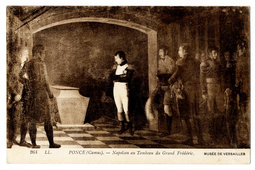Napoleon au tombeau de Grand Frèdéric