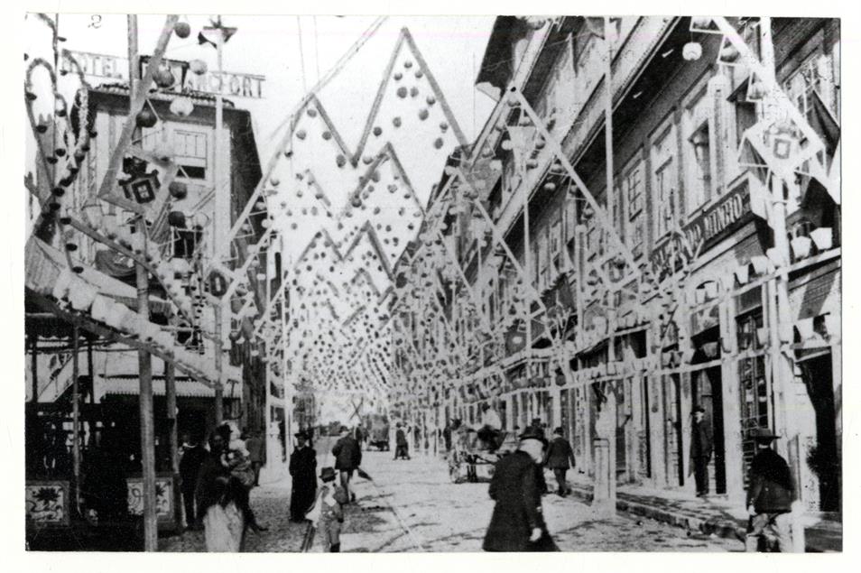 Rua de Dom Pedro : Festas de Verão de 1908