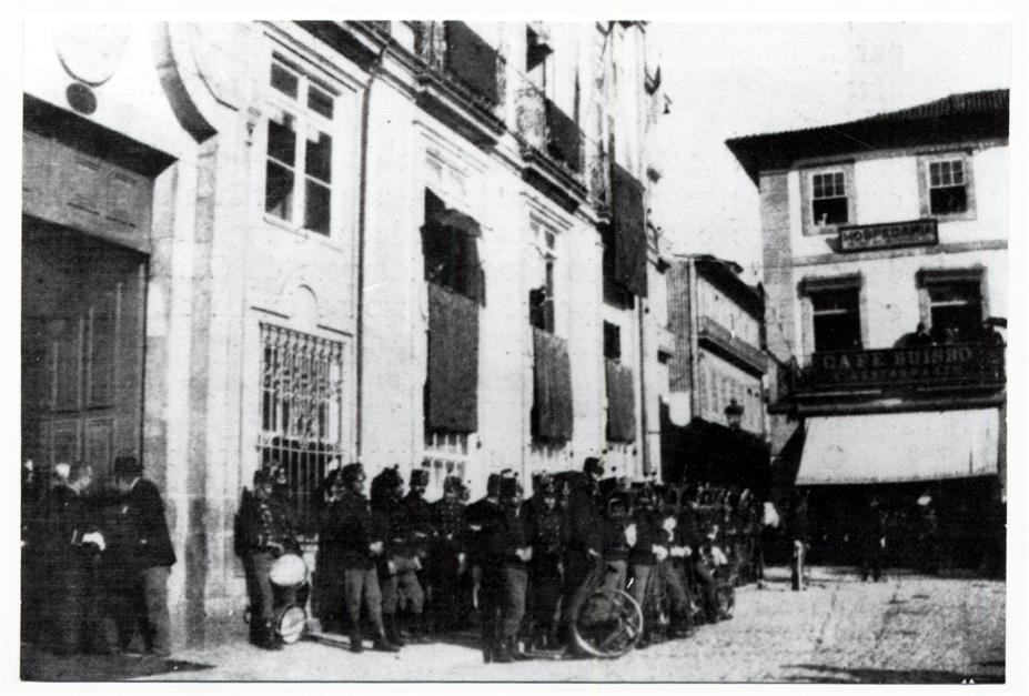 Aspecto da Praça de Dom Pedro : 1900