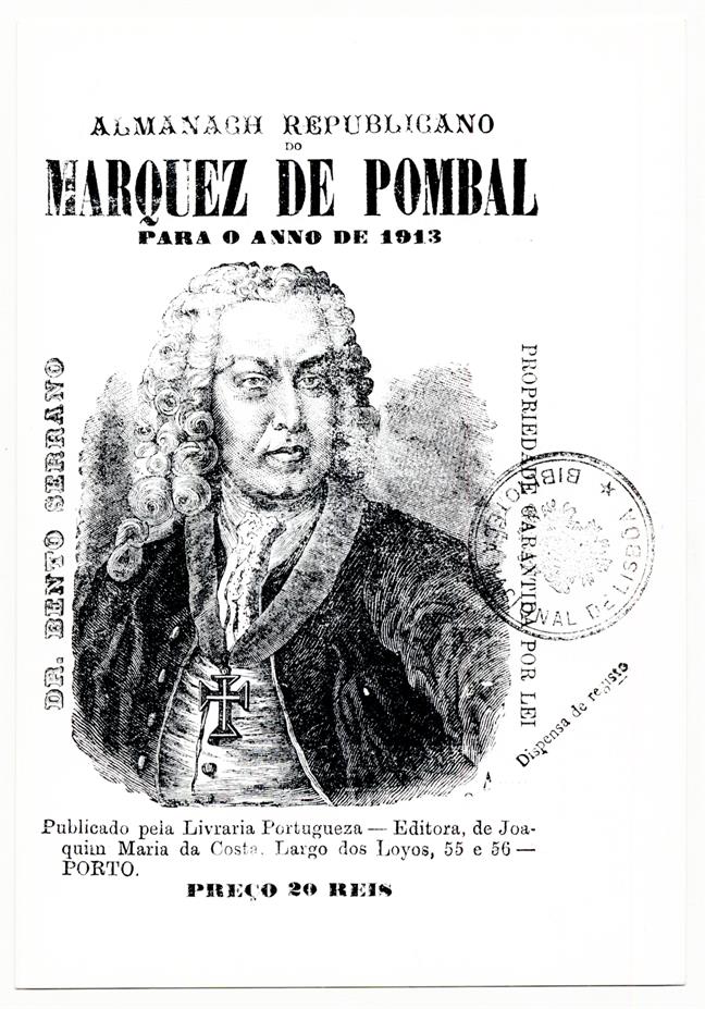 Almanaque republicano do Marquês de Pombal para o ano de 1913, Porto