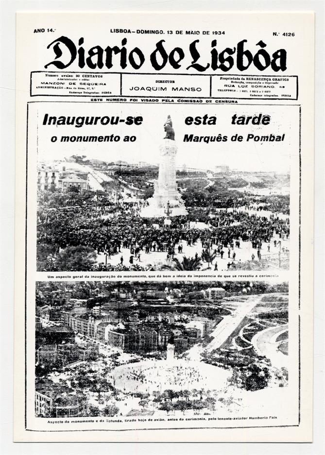 Diário de Lisboa, Lisboa, 13-5-1934, p. 1
