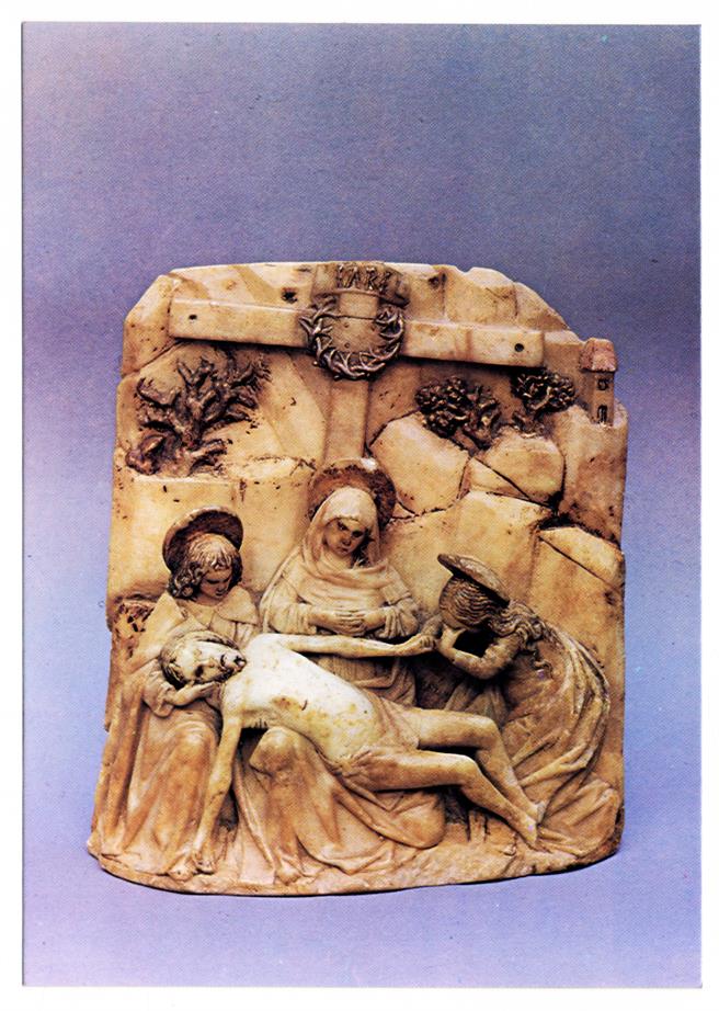Descimento da cruz : alabastro : Escola Flamenga (?) : aéc. XV : Museu Nacional de Arte Antiga