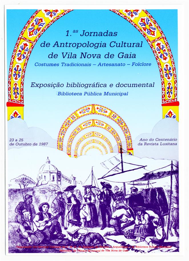1.as Jornadas de Antropologia Cultural de Vila Nova de Gaia