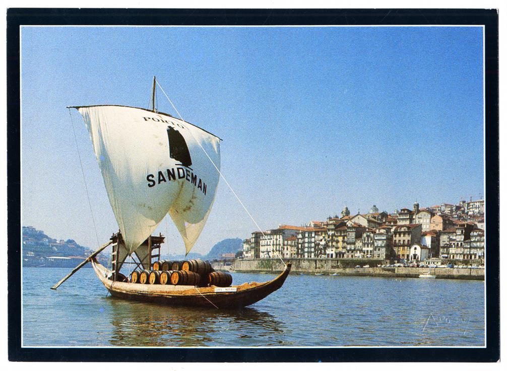Porto Sandeman : V. N. de Gaia : Barco Rabelo da Sandeman