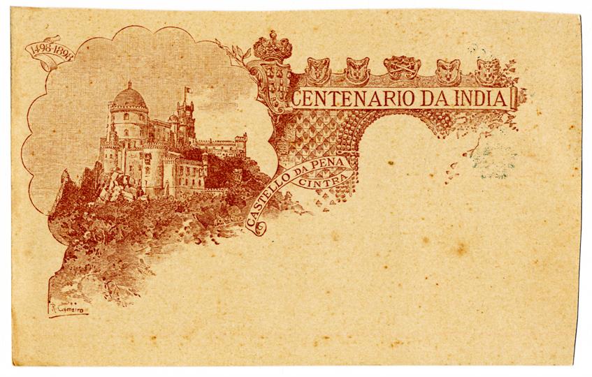 1498-1898 : Centenário da Índia: Castelo da Pena : Cintra