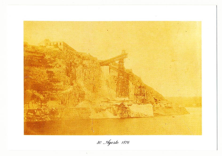 Construção da Ponte Maria Pia, 30 de Agosto de 1876