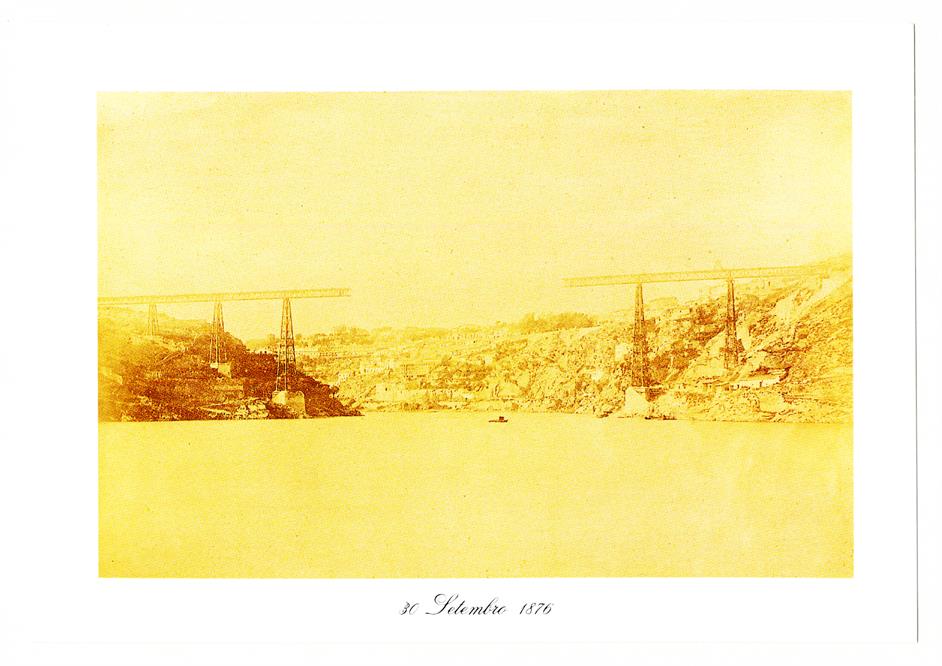 Construção da Ponte Maria Pia, 30 de Setembro de 1876