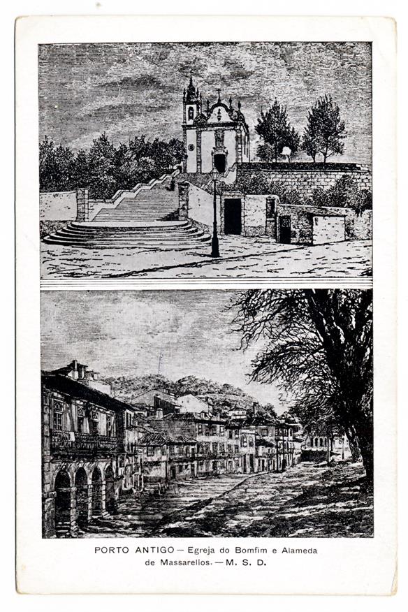 Porto antigo : Igreja do Bonfim e Alameda de Massarelos