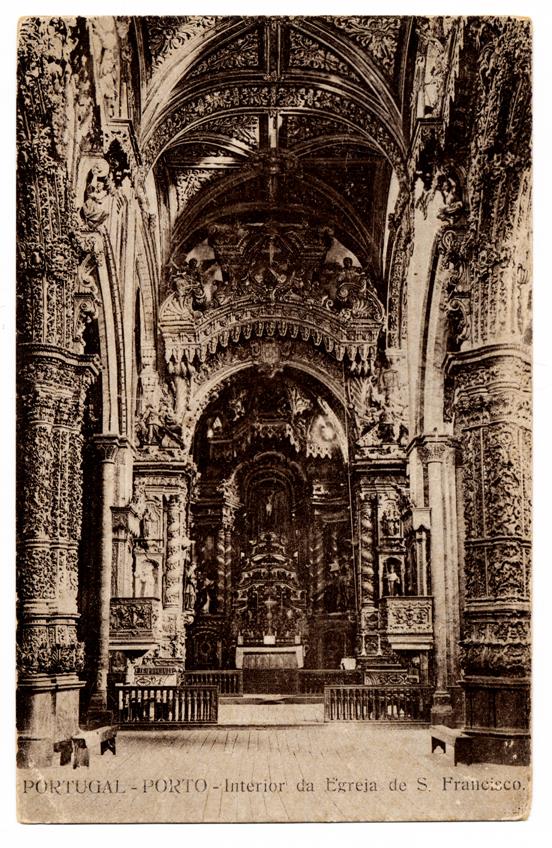 Portugal : Porto : Interior da Igreja de São Francisco