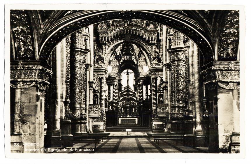 Porto : Interior da Egreja de São Francisco