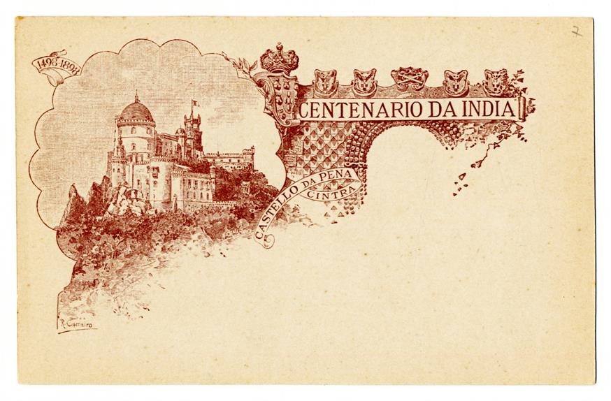 Centenário da Índia : Castelo da Pena : Cintra : África Carte Postale