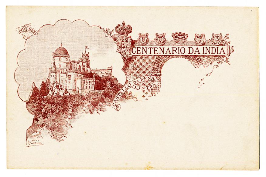 Centenário da Índia : Castelo da Pena : Cintra : Índia Carte Postale