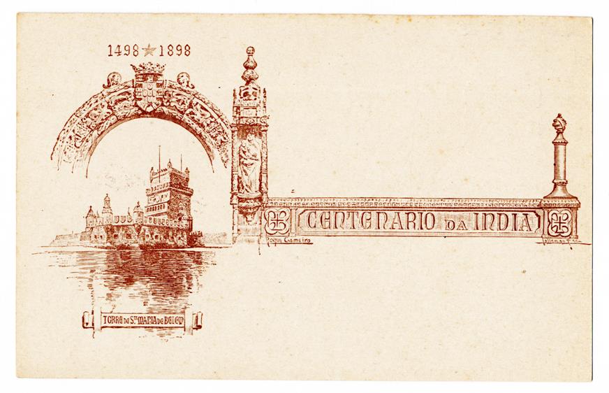 Centenário da Índia : Torre de Belém : Timor Carte Postale