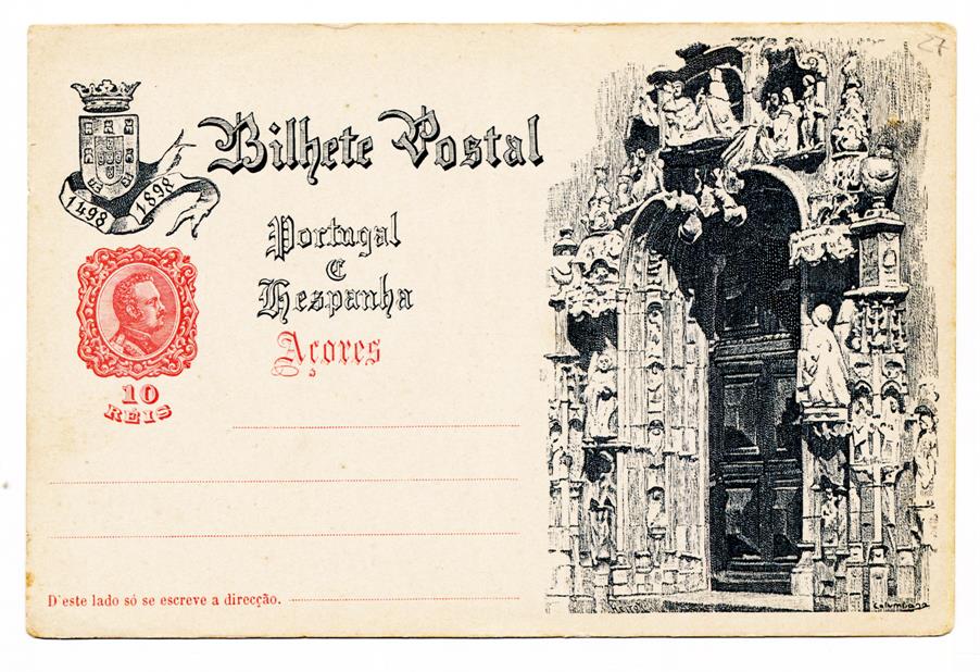 Bilhete Postal [para] Açores