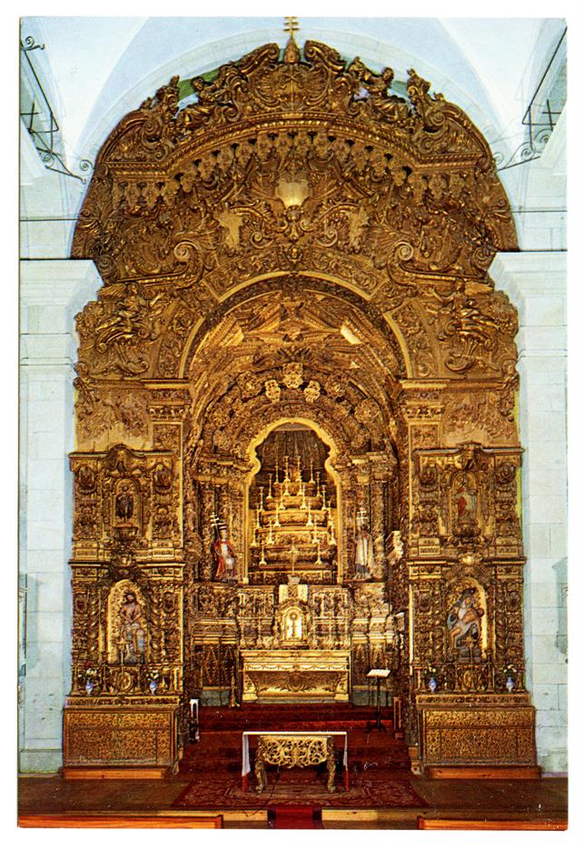 Igreja de Miragaia : Capela Mor (Séc. XVII) = Miragaia Church : Chancel (Sec.XVII) = Eglise de Miragaia : Choeur (XVIIème siècle)