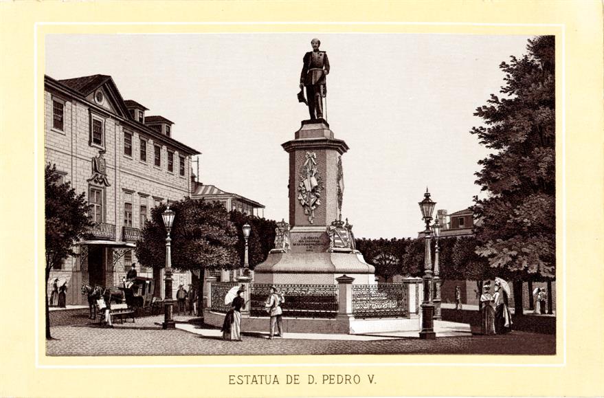 Porto : Estátua de Dom Pedro V