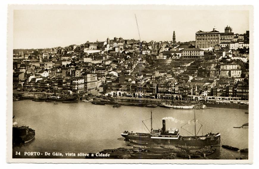 Porto : de Gaia, vista sobre a cidade