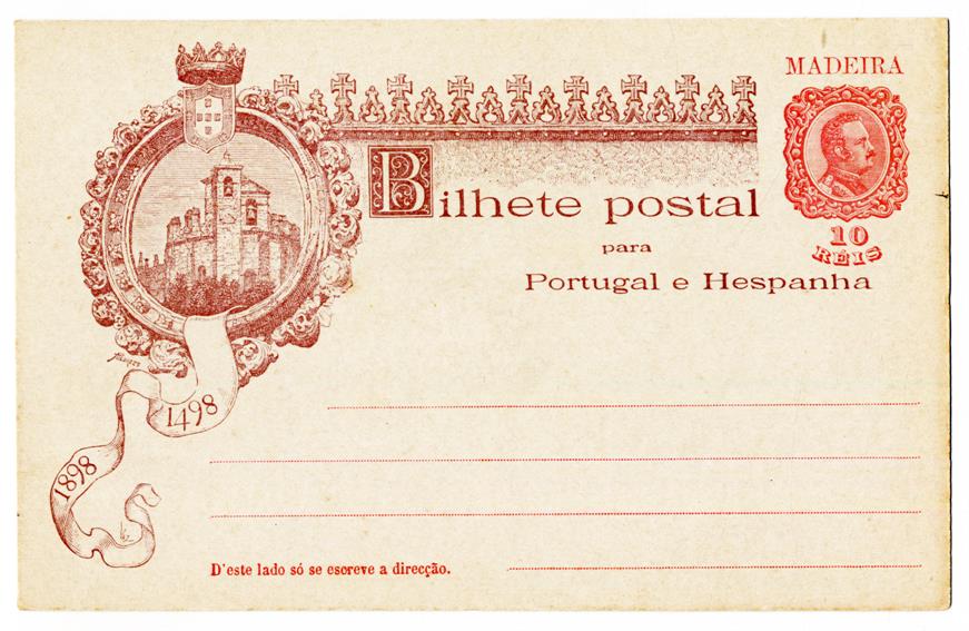 Bilhete Postal [para] Madeira
