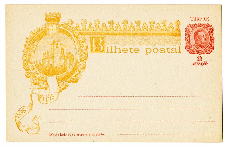 Bilhete Postal [para] Timor