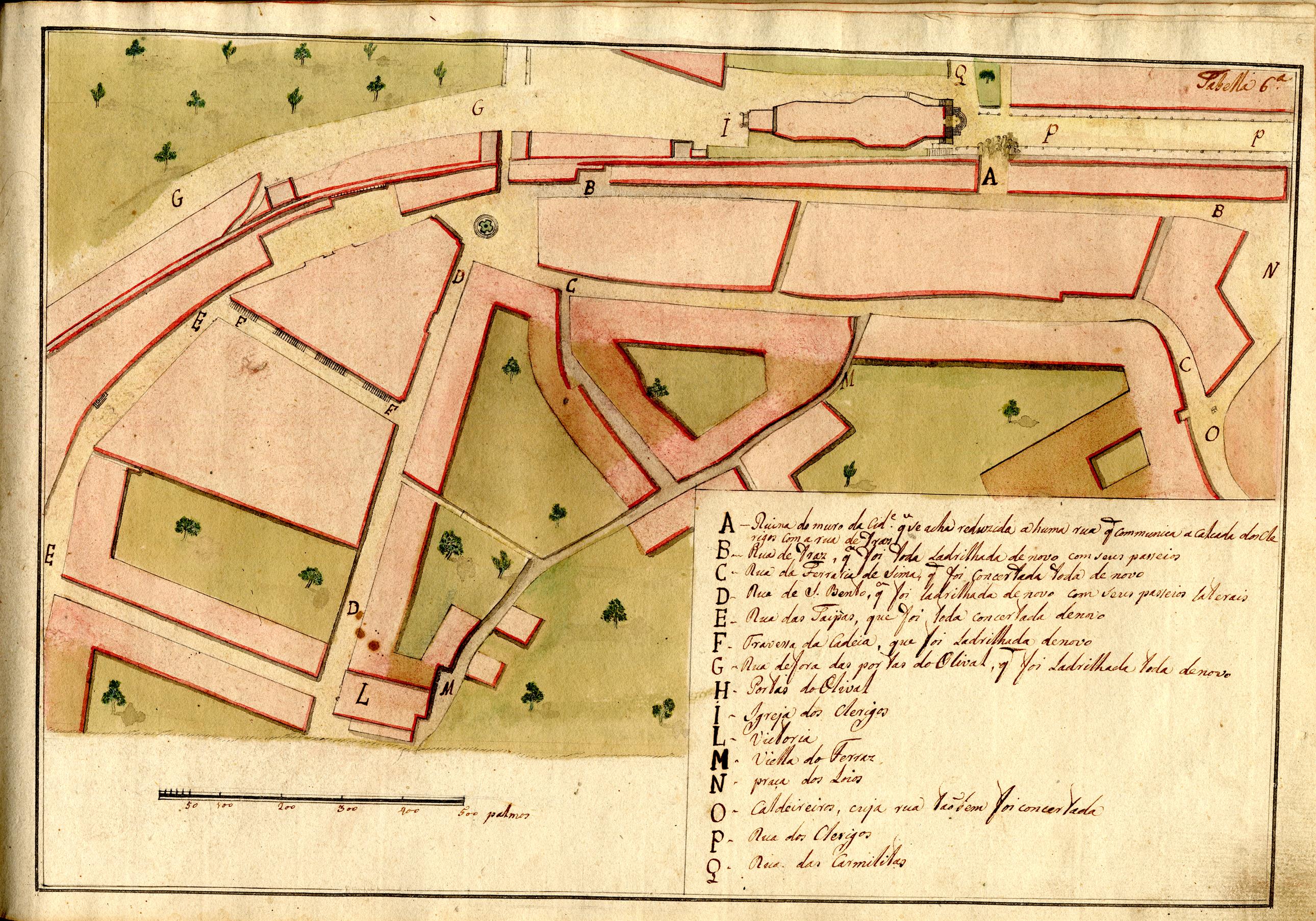 Mapas das obras públicas que estiveram em ação neste presente ano de 1789