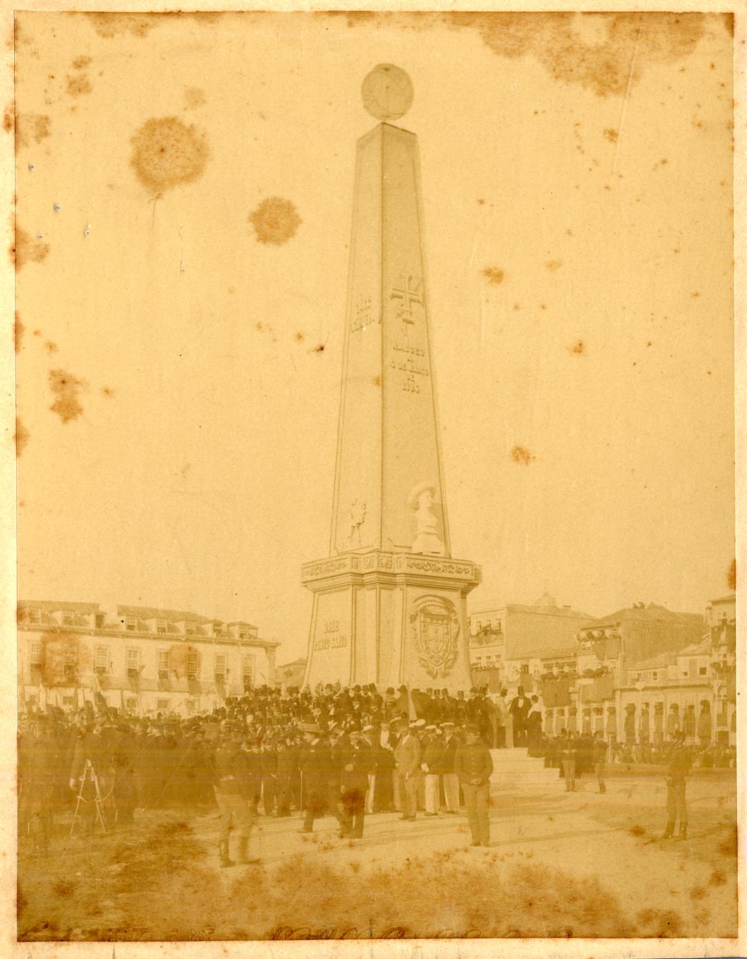 Comemorações Henriquinas no Porto em 1894 : obelisco do Campo da Regeneração